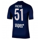 Paris Saint-Germain Willian Pacho #51 Hjemmedrakt 2025-26 Kortermet